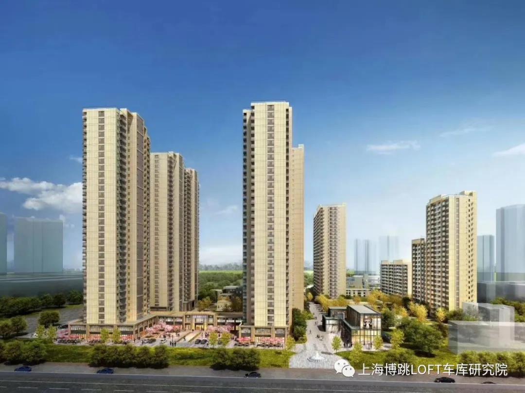 咸宁采用了LOFT车库武汉当代集团春风十里项目现已结构封顶！